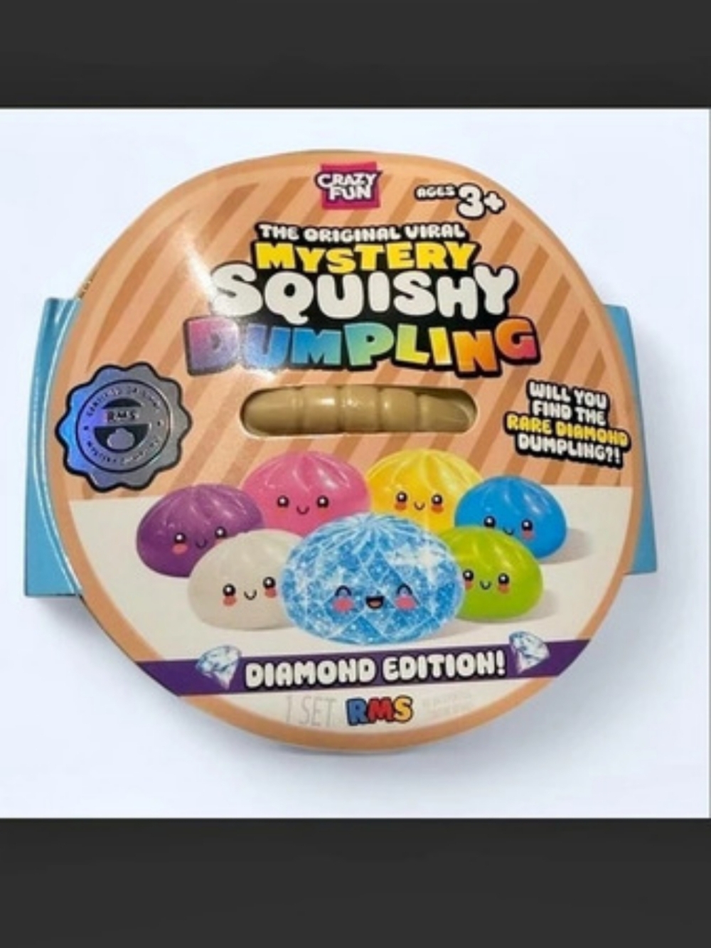Crafty Fun Mystery Squishy Dumpling Diamond Edition Toy